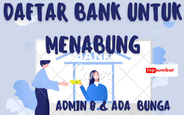 Ilustrasi Menabung di Bank