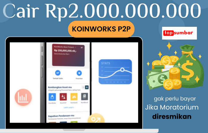 Ilustrasi Pinjaman Online Koin P2P