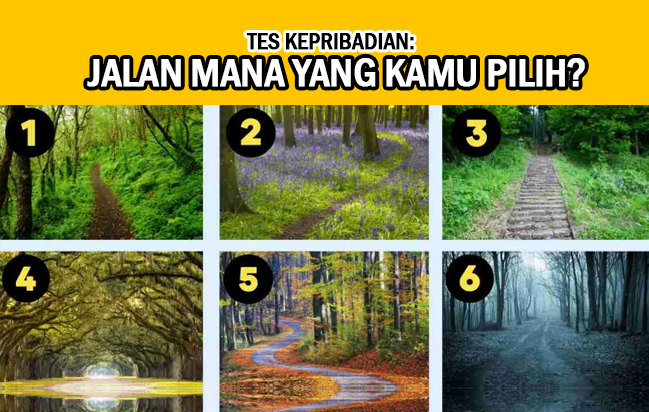 Tes Kepribadian Jalan Hutan Mana yang Kamu Pilih, Jawabanmu Menentukan