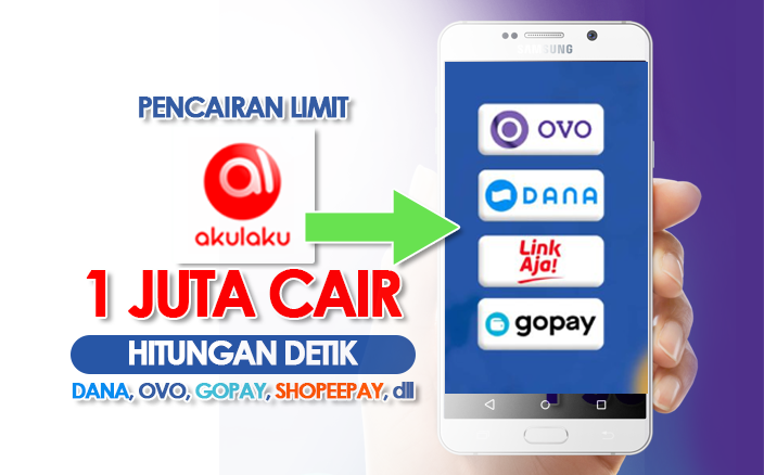 Cair Rp1 Juta! Limit Akulaku bisa Cair ke E-Wallet DANA, OVO, Gopay, Caranya Sangat Mudah