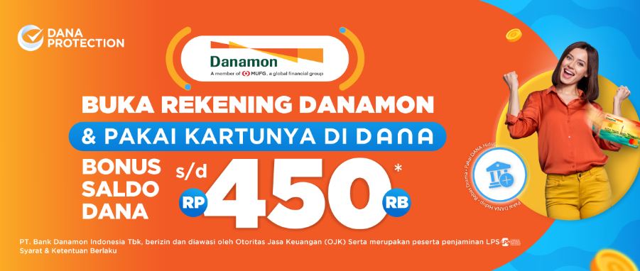 Keuntungan membuka rekening bank Danamon di Aplikasi DANA dapat Saldo DANA Gratis