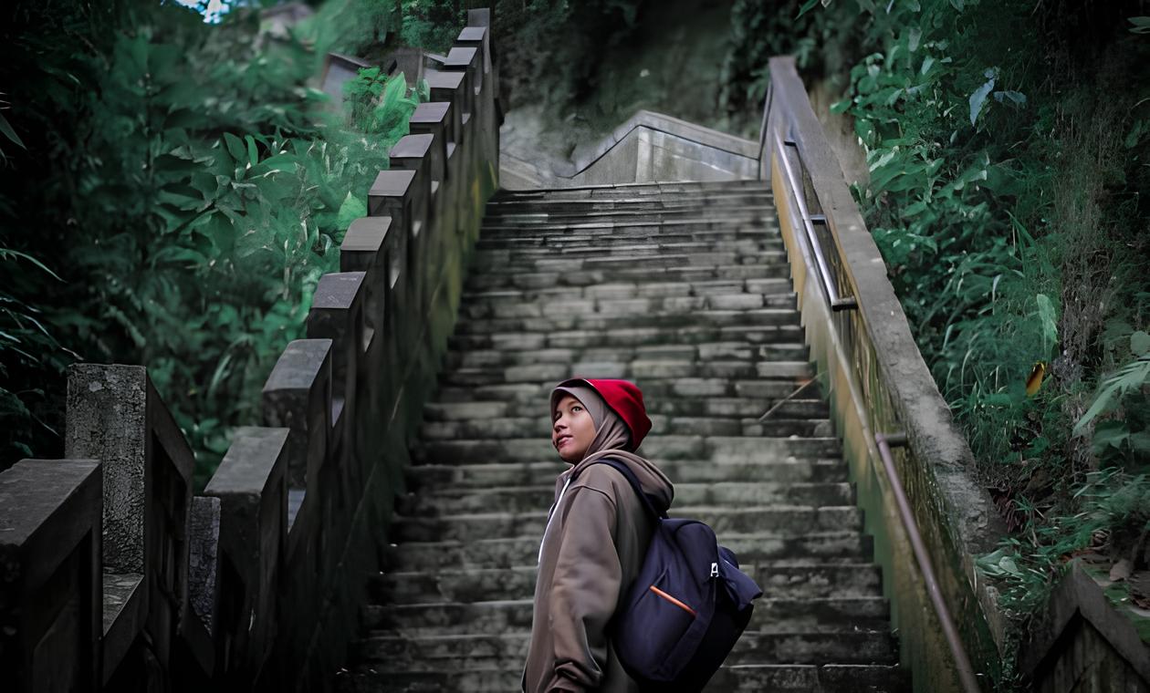 Rahasia Dibalik Kemegahan The Great Wall Bukittinggi, Benarkah Berasal dari Bambu?. (Foto : Ciek_duotigo)