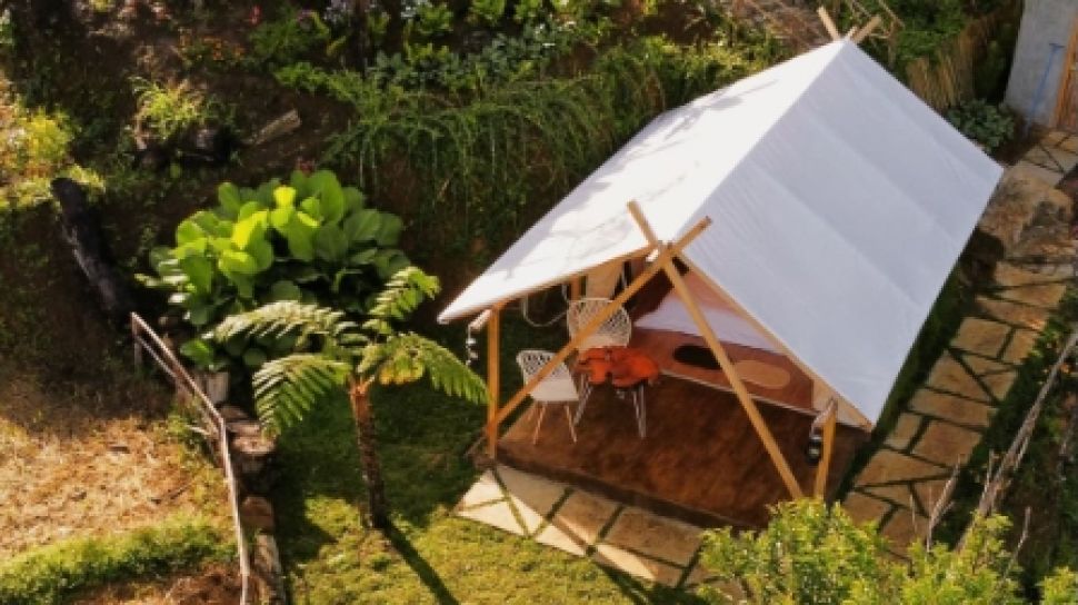 Liburan Keluarga Mengasyikkan di Glamping Teras Bumi Sikabu. (Foto : Dok. Istimewa)