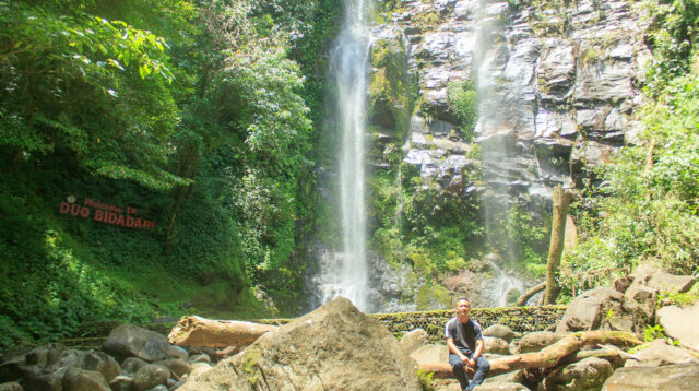 Yuk, Lepas Penat di Air Terjun Duo bidadari, Sumatera Barat. (Foto : Dok. Istimewa)