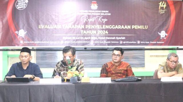 KPU Pesisir Selatan Gelar Rapat Evaluasi Tahapan Pemilu 2024, Persiapan Menuju Pilkada. (Foto: Dok.Istimewa)