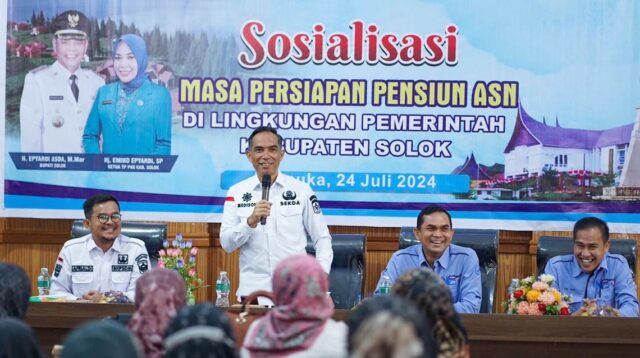 Pemkab Solok Gelar Sosialisasi Persiapan Pensiun ASN Jelang Masa Purna Tugas