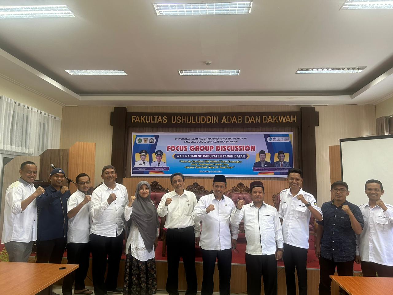 FUAD UIN Mahmud Yunus Batusangkar Siap Gelar FGD dengan Wali Nagari se-Tanah Datar (Foto: Dok.Istimewa)