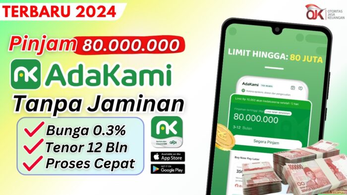 Cara Pinjam Uang di Aplikasi Pinjaman Online AdaKami, Tanpa Jaminan dan Bunga 0,3% (Foto: Dok.Istimewa)