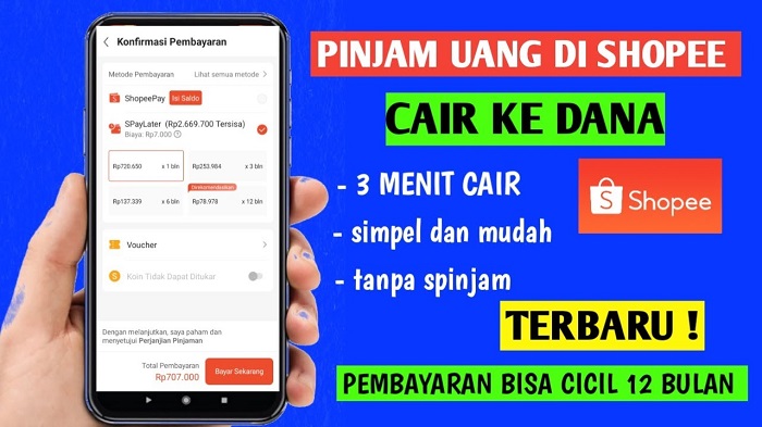 Mudah dan Cepat! Begini Cara Pinjam Saldo DANA di Aplikasi Shopee, 3 Menit Langsung Cair ke Rekening (Foto: Dok.Istimewa)