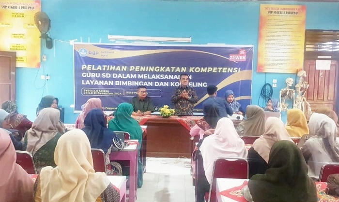 Dinas Dikpora Pariaman Gandeng BGP Sumbar Gelar Pelatihan Layanan BK untuk Guru SD