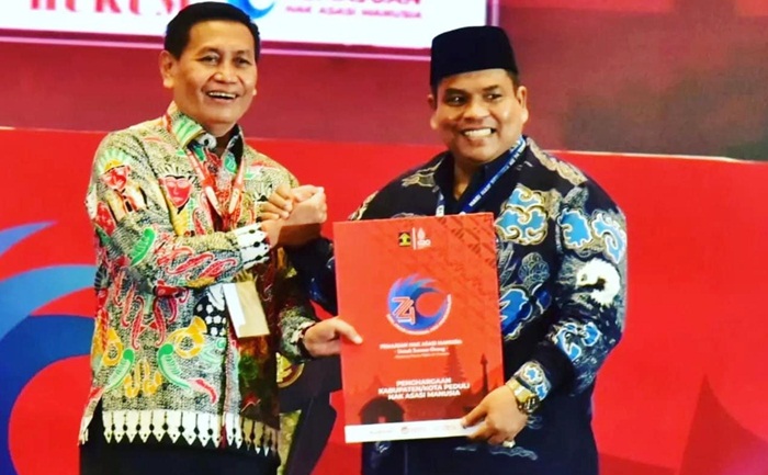 Hattrick 3 Tahun Berturut-Turut, Padang Pariaman Raih Penghargaan Kabupaten Peduli HAM 2024