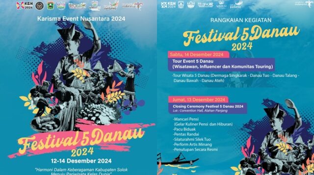 Kabupaten Solok Gelar Festival Lima Danau Perdana di Alahan Panjang Resort