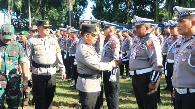 Kapolda Sumbar Pimpin Apel Gelar Pasukan Operasi Lilin Singgalang 2024