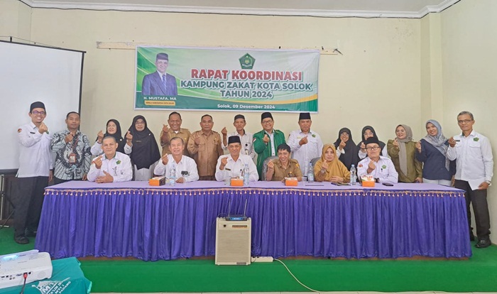 Kolaborasi Kemenag dan BAZNAS Kota Solok, Kampung Zakat 2024 Resmi Dimulai