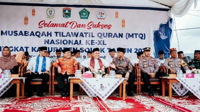 MTQ Nasional ke-40 Tingkat Kabupaten Solok Resmi Dibuka di Singkarak