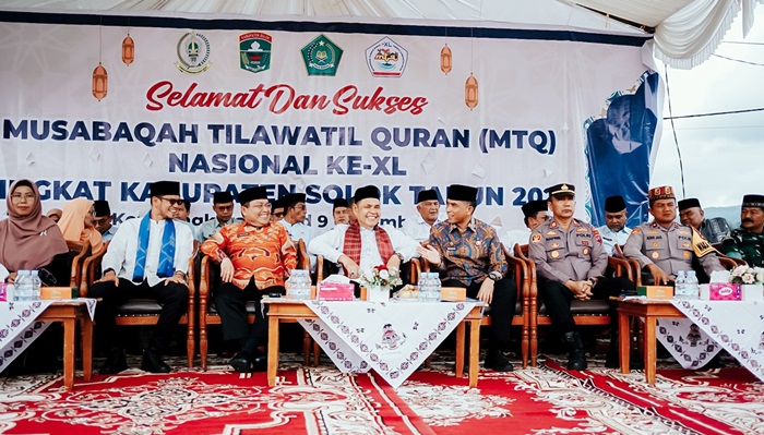 MTQ Nasional ke-40 Tingkat Kabupaten Solok Resmi Dibuka di Singkarak