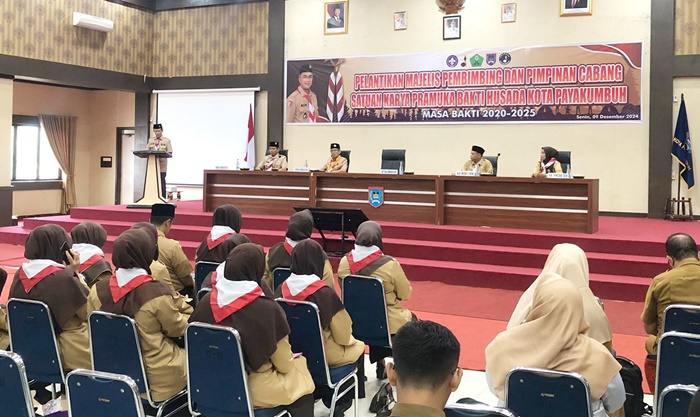 Mabisaka dan Pengurus Saka Bakti Husada Kwartir Cabang 0314 Payakumbuh Resmi Dilantik