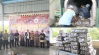 Perangi Narkoba, Ditresnarkoba Polda Sumbar Musnahkan 263 Kg Ganja