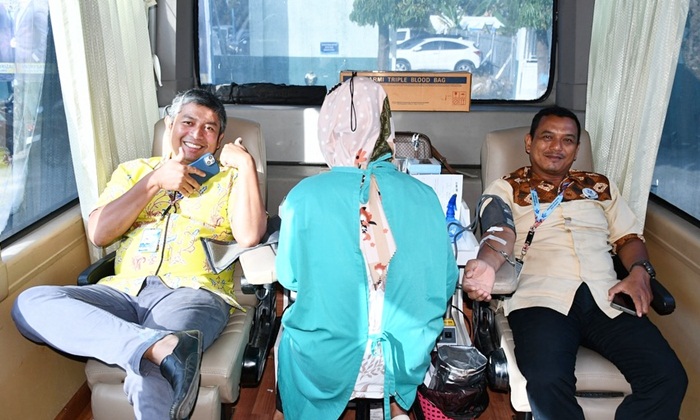 Peringati HUT ke-50, Perumda AM Kota Padang Gelar Donor Darah