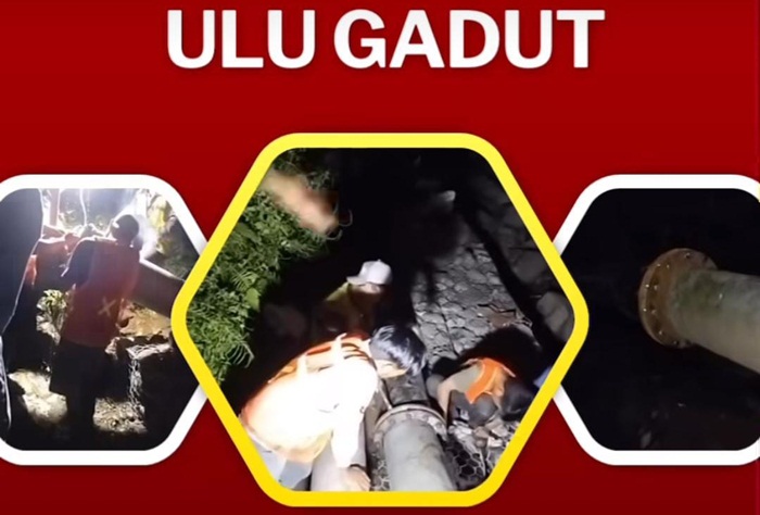 Perumda AM Padang Lakukan Interkoneksi Pipa di Ulu Gadut, Suplai Air Bersih Sementara Terganggu