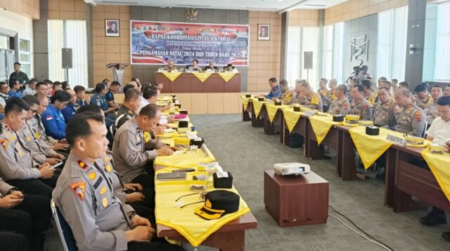 Polda Sumbar Gelar Rakor Operasi Lilin Singgalang 2024 untuk Pengamanan Natal dan Tahun Baru