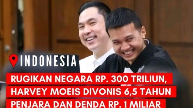 Ramai Warganet Beri Sindiran atas Vonis Harvey Moeis Beri Kami Rp300 Trilun, Kami Siap Dipenjara