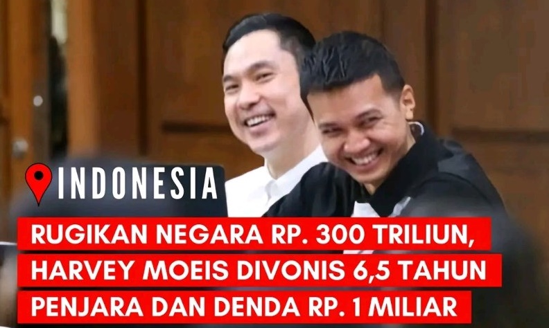 Ramai Warganet Beri Sindiran atas Vonis Harvey Moeis Beri Kami Rp300 Trilun, Kami Siap Dipenjara