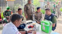 Satpol PP Kota Bukittinggi Gelar Donor Darah untuk Peringati HUT Kota Bukittinggi