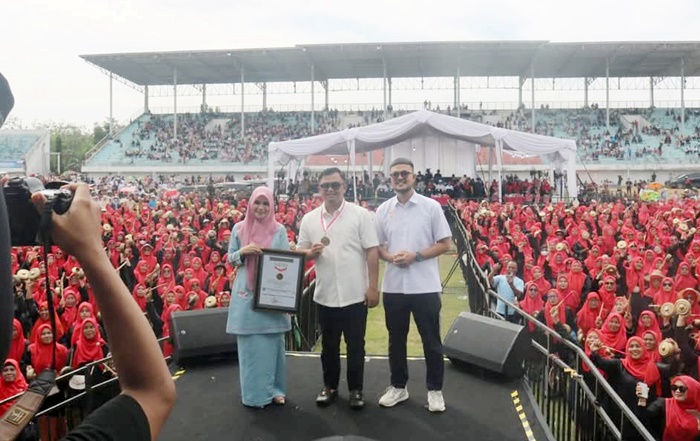 1.690 Perempuan Mainkan Talempong Pacik, Kabupaten Dharmasraya Pecahkan Rekor Dunia