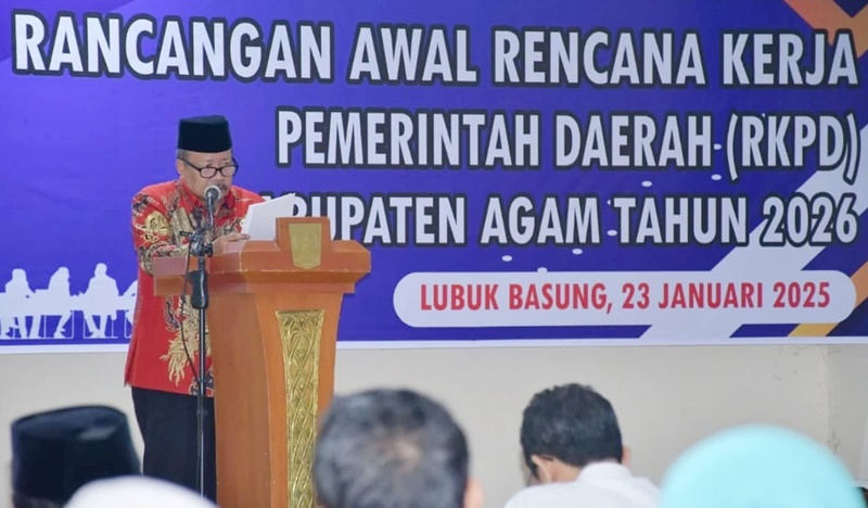 Bupati Agam Tekankan Pentingnya Penyusunan RKPD 2026 yang Lebih Cermat dan Terukur