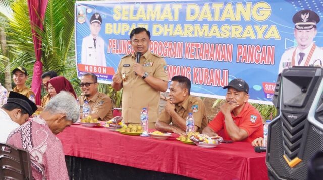 Bupati Dharmasraya Luncurkan Program Ketahanan Pangan di Nagari Ampang Kuranji