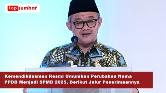 Kemendikdasmen Resmi Umumkan Perubahan Nama PPDB Menjadi SPMB 2025, Berikut Jalur Penerimaannya