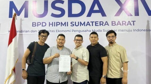 M. Dhanni Hariyona Resmi Jadi Calon Tunggal Ketua Umum BPD HIPMI Sumbar