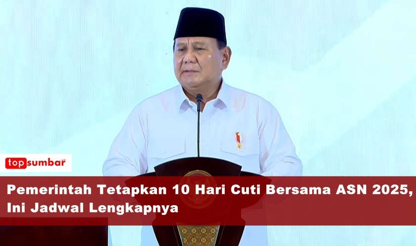 Pemerintah Resmi Tetapkan 10 Hari Cuti Bersama ASN Tahun 2025, Ini Jadwal Lengkapnya