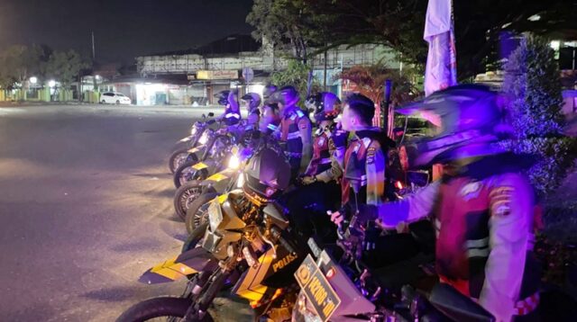 Polda Sumbar Intensifkan Patroli KRYD di Kota Padang, Sasar Sejumlah Titik Rawan Tawuran dan Balap Liar