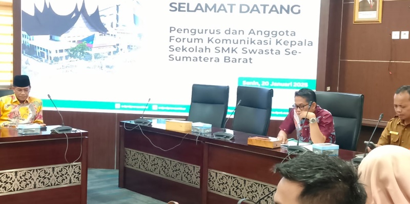 Terima Aspirasi SMK Swasta se-Sumbar, Wakil Ketua DPRD Sumbar Segera Respon Permasalahan Pendidikan