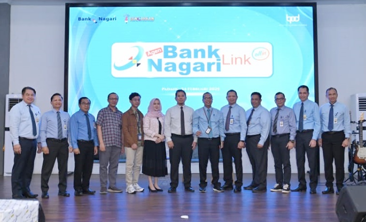 Bank Nagari Resmi Luncurkan Rebranding Laku Pandai Menjadi Bank Nagari Link