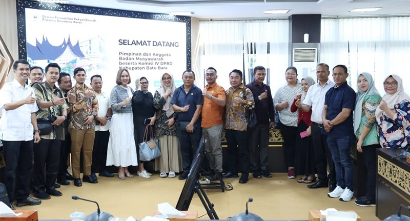 DPRD Sumbar Terima Kunjungan Banmus DPRD Batu Bara Bahas Optimalisasi Kinerja