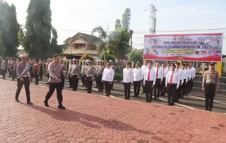 Dimulai Hari Ini, Polres Musi Banyuasin Gelar Operasi Keselamatan Musi 2025