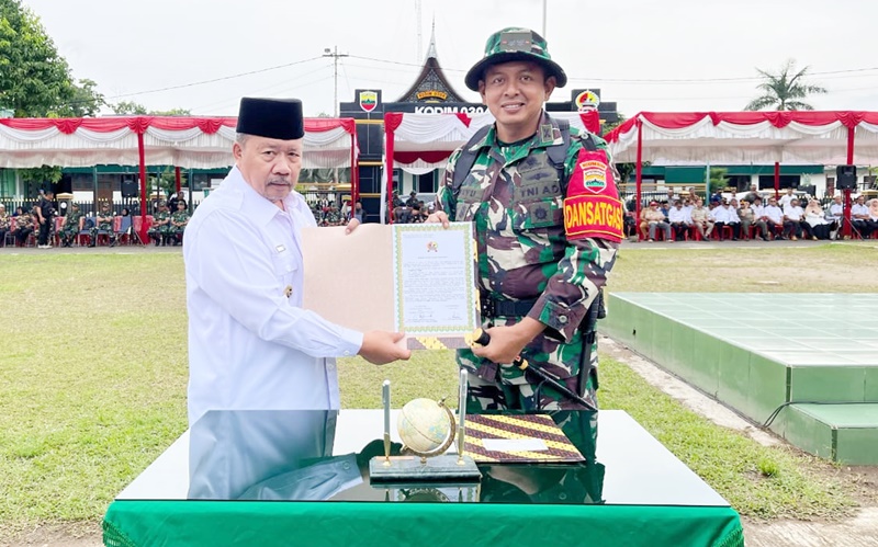 Dipusatkan di Balingka Kabupaten Agam, Program TMMD ke-123 Resmi Dibuka