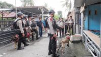 Gerebek Kampung Narkoba, Unit K-9 Polda NTB Berhasil Amankan 29,72 Gram Sabu dan 25 Orang Tersangka