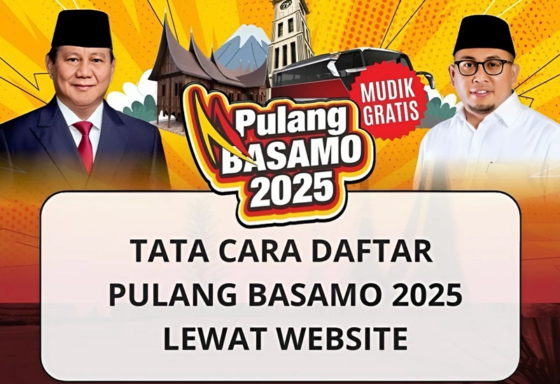 Ingin Mudik GRATIS ke Ranah Minang Berikut Tata Cara Lengkap Mendaftar di Website Pulang Basamo