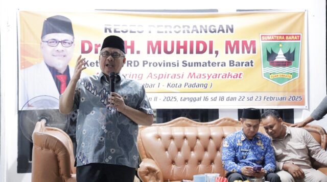 Ketua DPRD Sumbar Serap Aspirasi Warga di Kelurahan Batipuh Panjang Koto Tangah