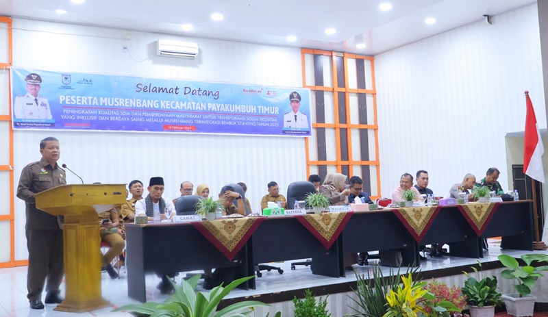 Musrenbang Kecamatan Payakumbuh Timur, Prioritaskan pada Infrastruktur dan Penanganan Stunting