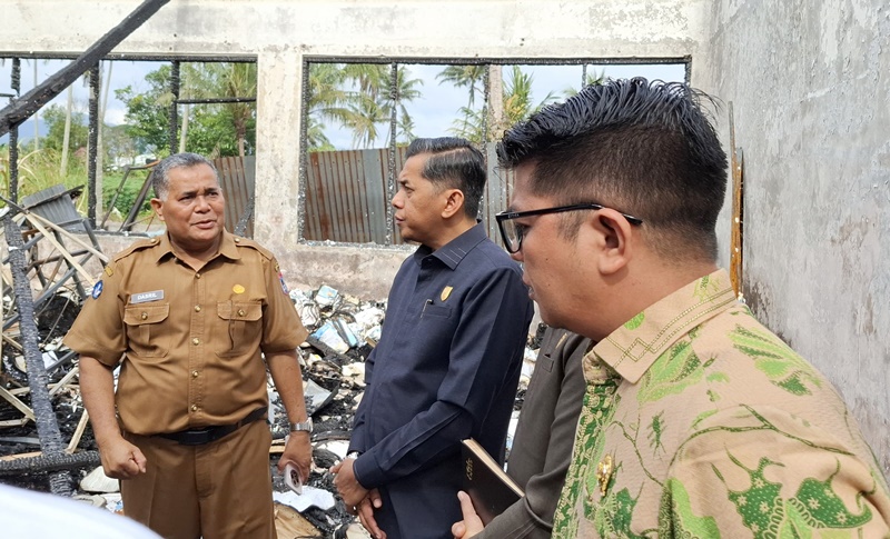 Pasca Kebakaran, Komisi C DPRD Payakumbuh Tinjau SDN 54 Padang Tinggi Piliang