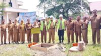 Pj Wali Kota Padang Letakkan Batu Pertama Pembangunan Gedung Perpustakaan Terbaru, Ini Harapannya