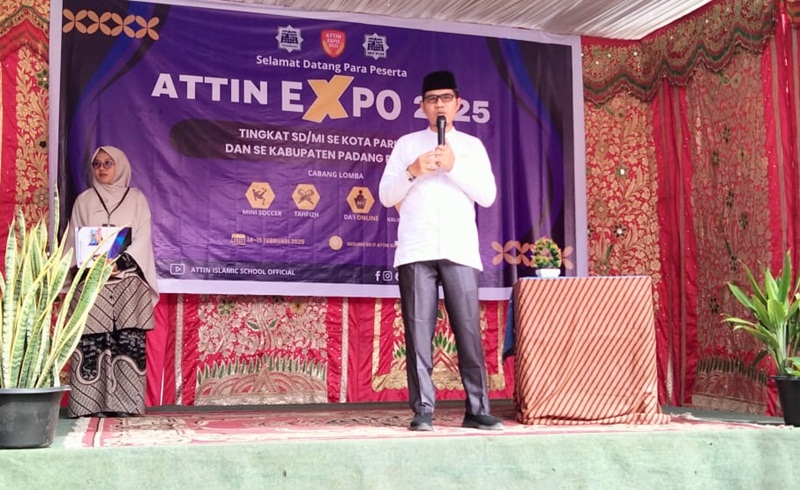 Plt Kadis Dikpora Kota Pariaman Apresiasi ATTIN Expo ke-10, Dorong Kreativitas Pelajar