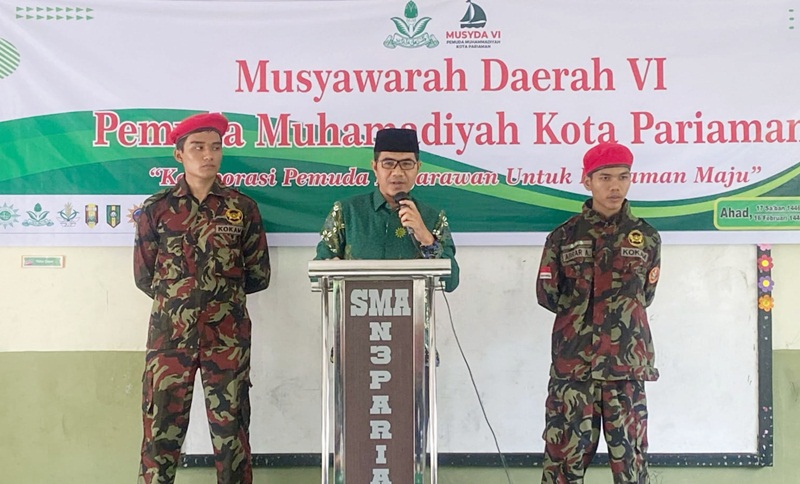 Plt Kadis Dikpora Pariaman Ajak Pemuda Muhammadiyah Dukung Implementasi Perda Kepemudaan