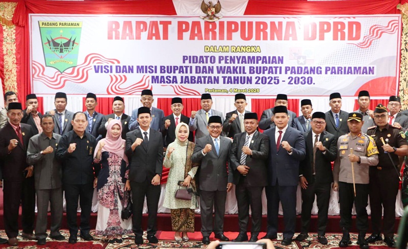 Bupati JKA Paparkan Visi dan Misi serta Program 100 Hari Kerja untuk Padang Pariaman