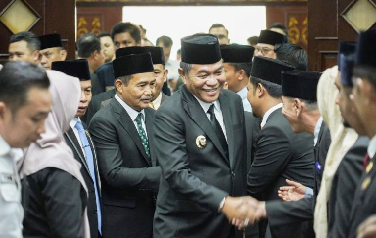 Bupati Muba Periode 2025-2030 H. M Toha Sampaikan Pidato Perdana dalam Rapat Paripurna DPRD